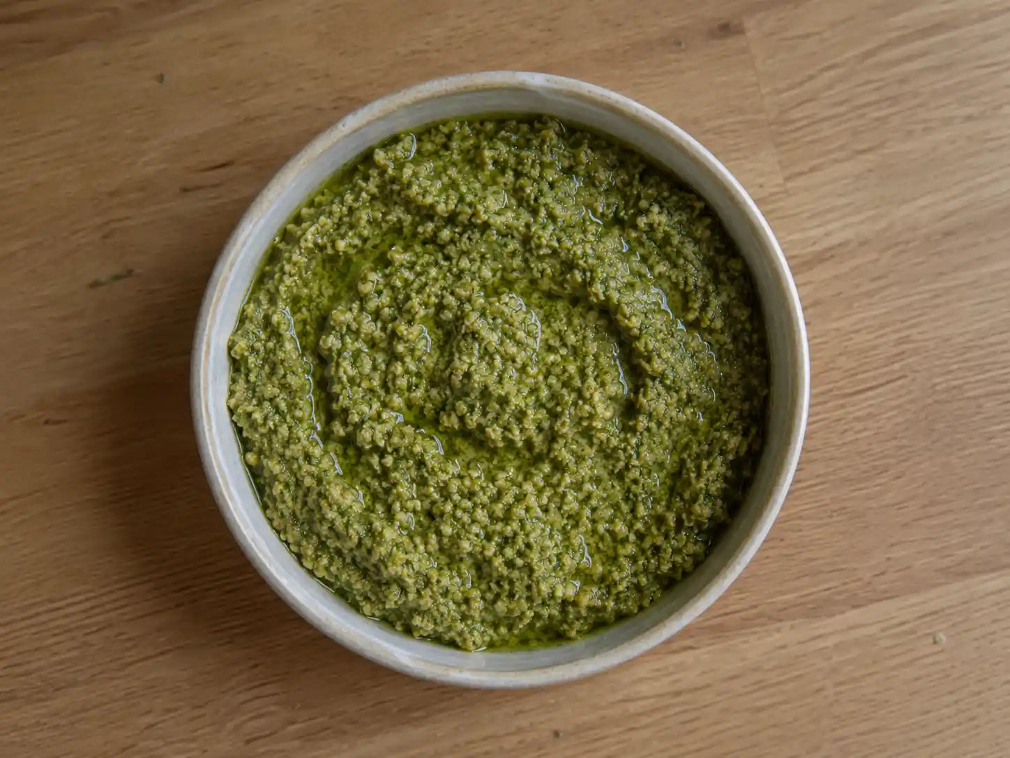 Pesto sauge et beurre d'amandes